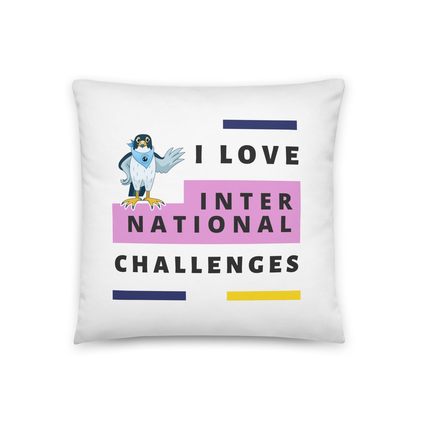 Basic Pillow I Love International Challenges