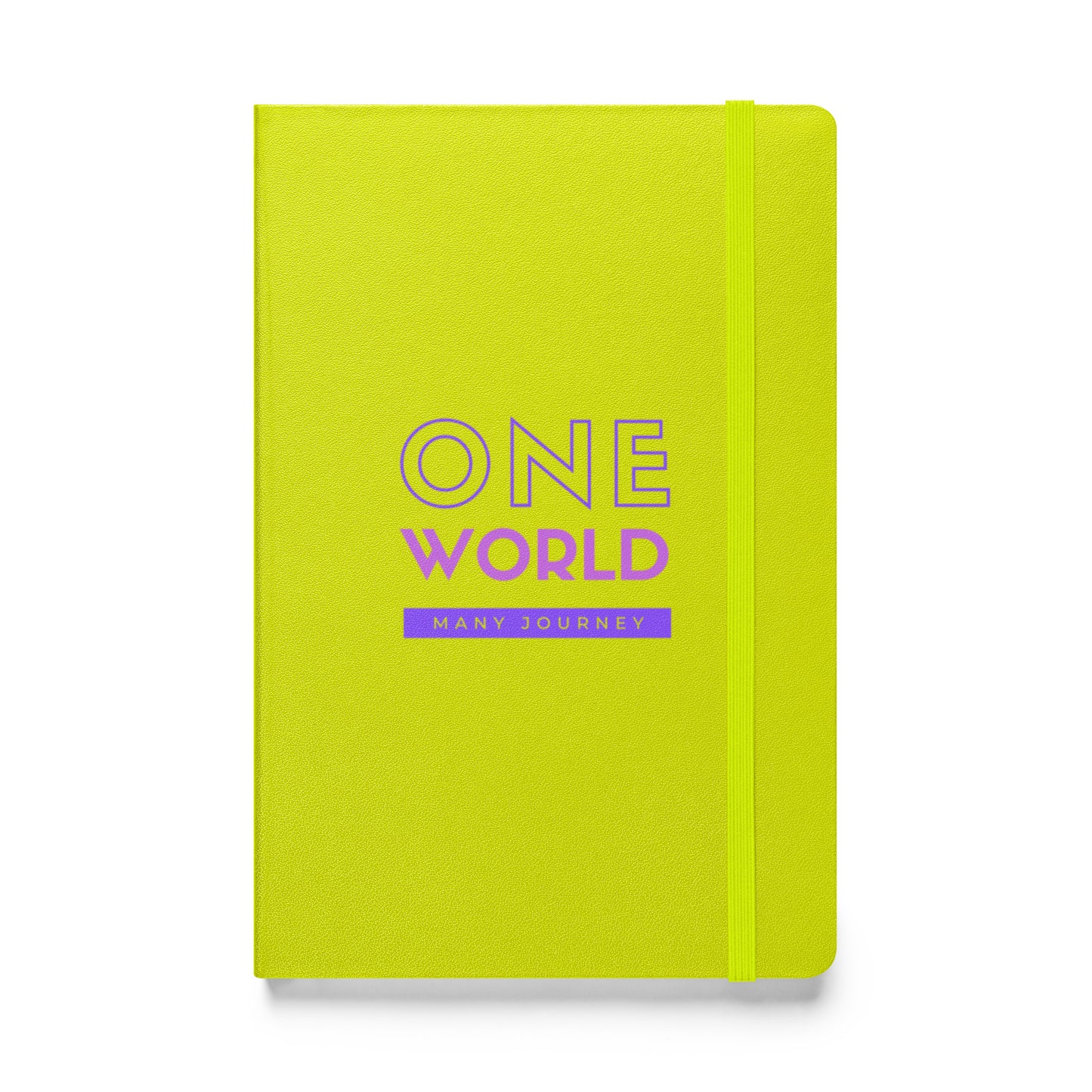 Hardcover bound notebook One World Many Journey