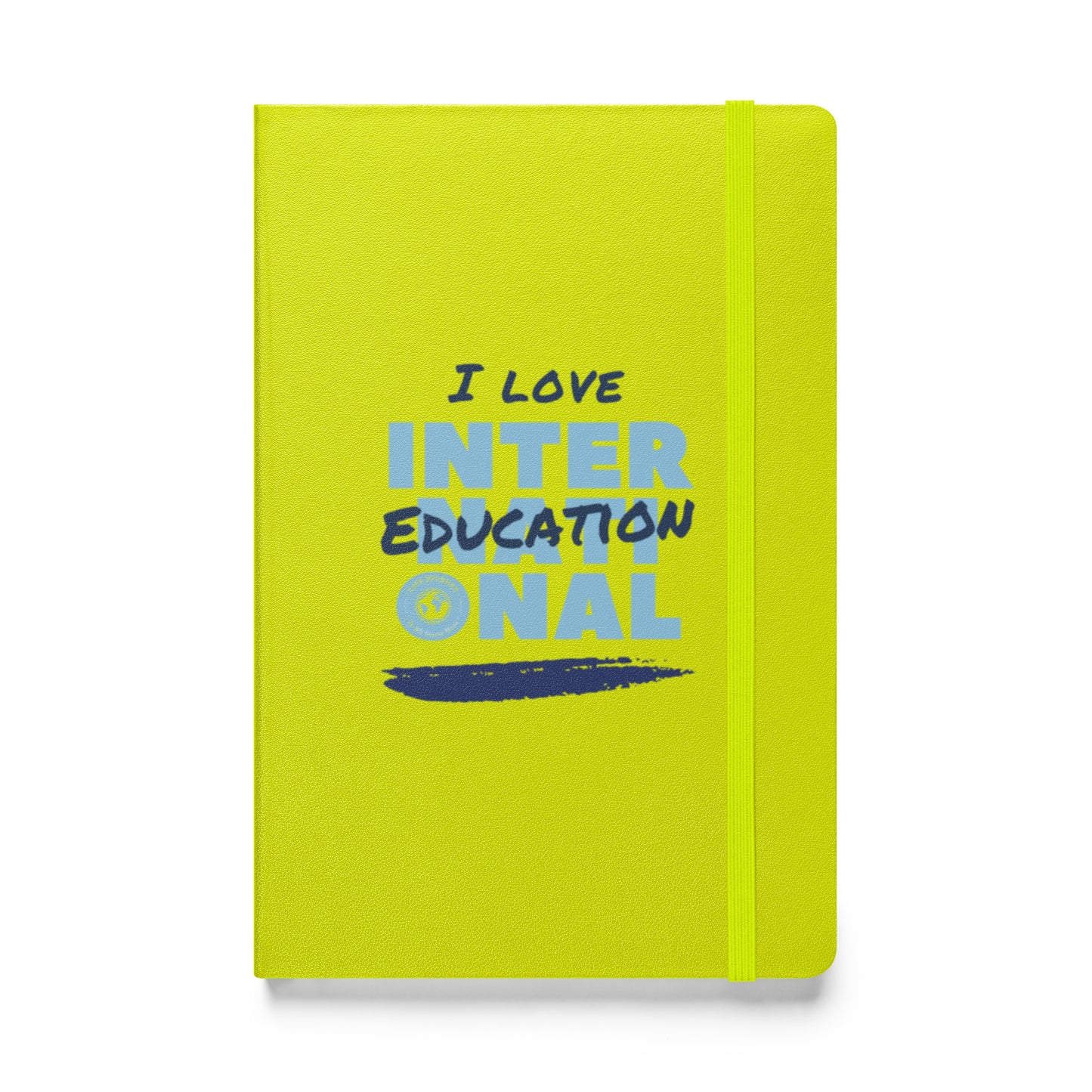 Hardcover bound notebook I Love Education