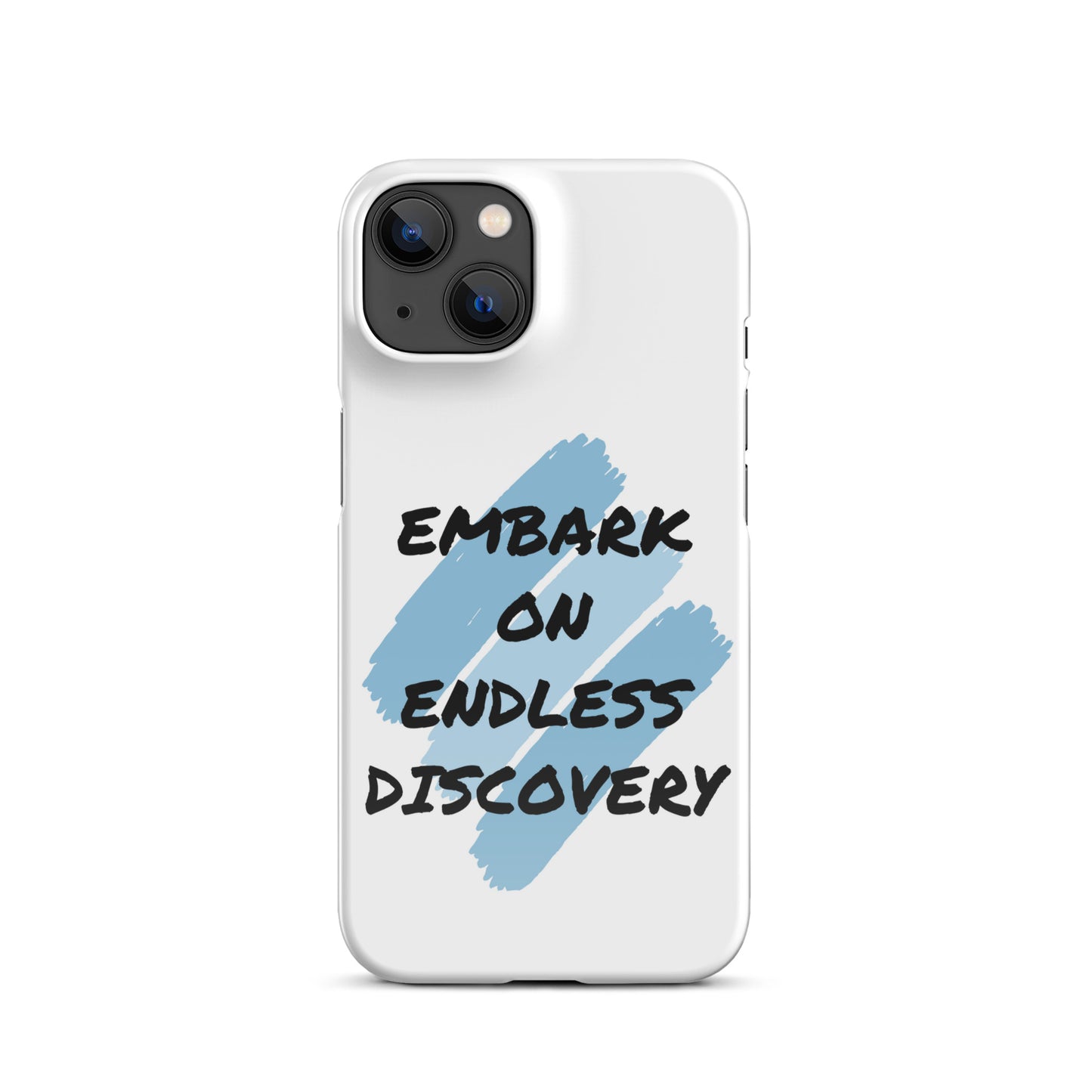 Snap case for iPhone® Embark On Endless Discovery