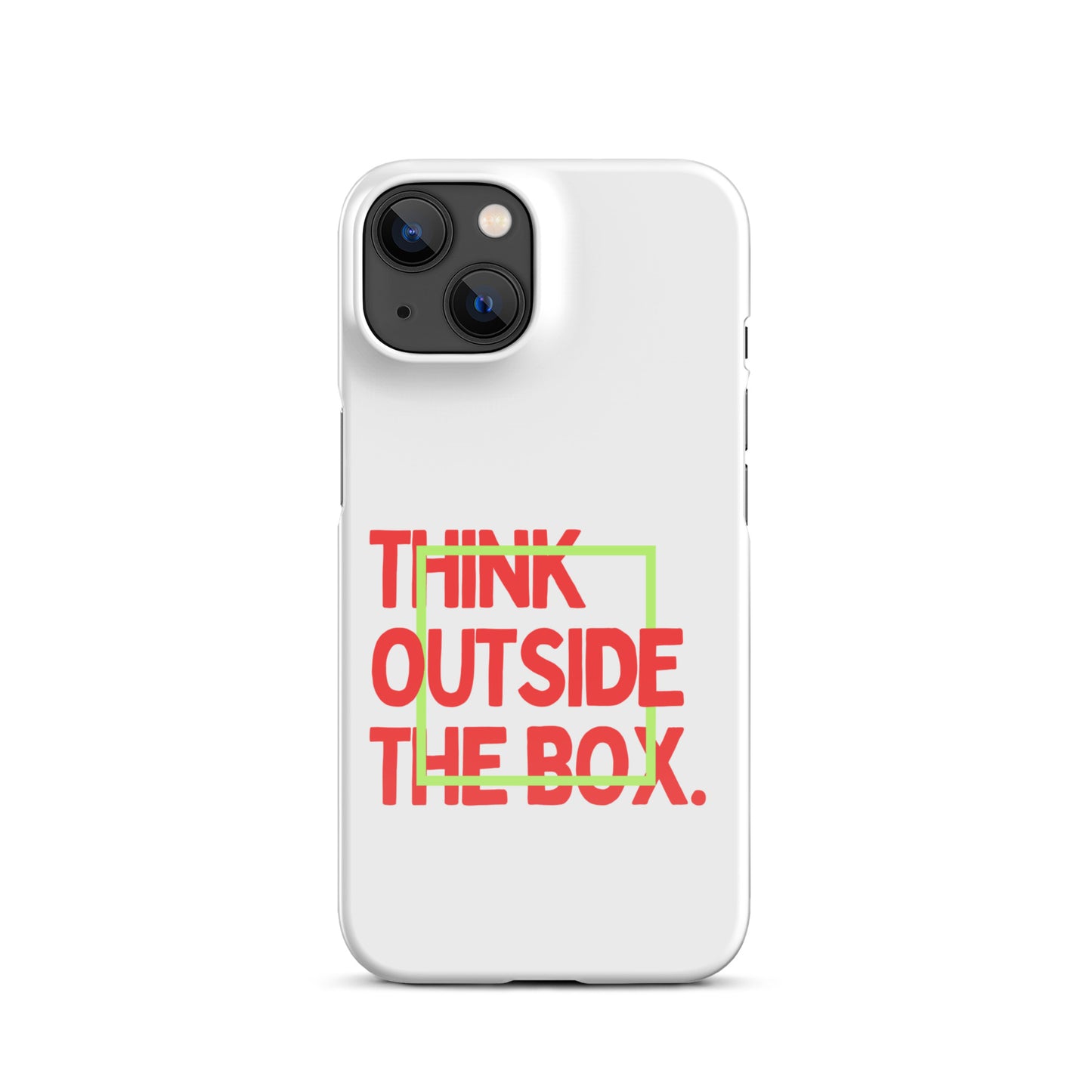 Snap case for iPhone® Think Outside The Box