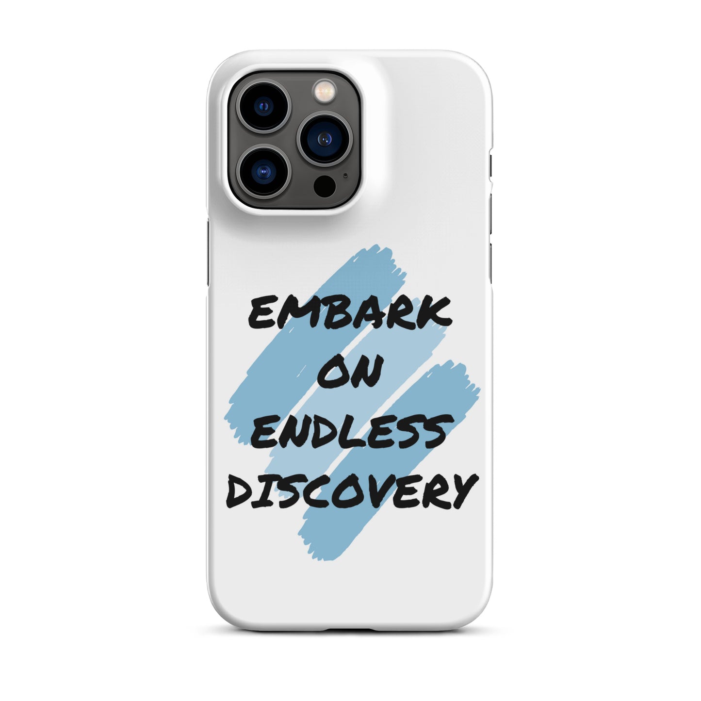 Snap case for iPhone® Embark On Endless Discovery