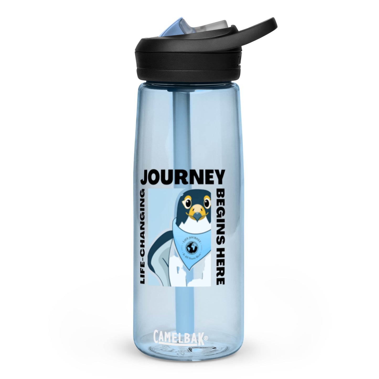 Sports water bottle Life Changing Journey Begins Here
