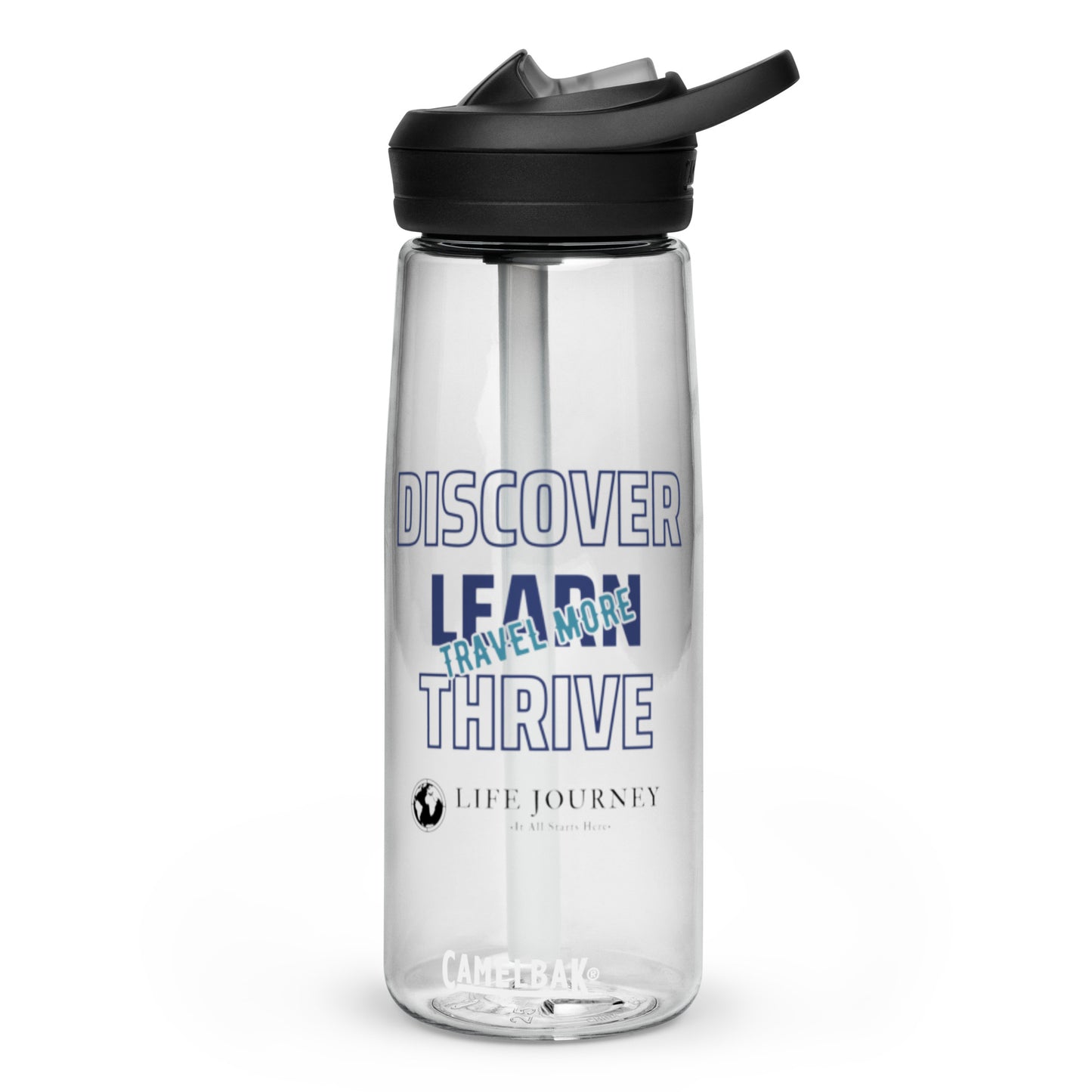 Sports water bottle Discover Learn Thrive