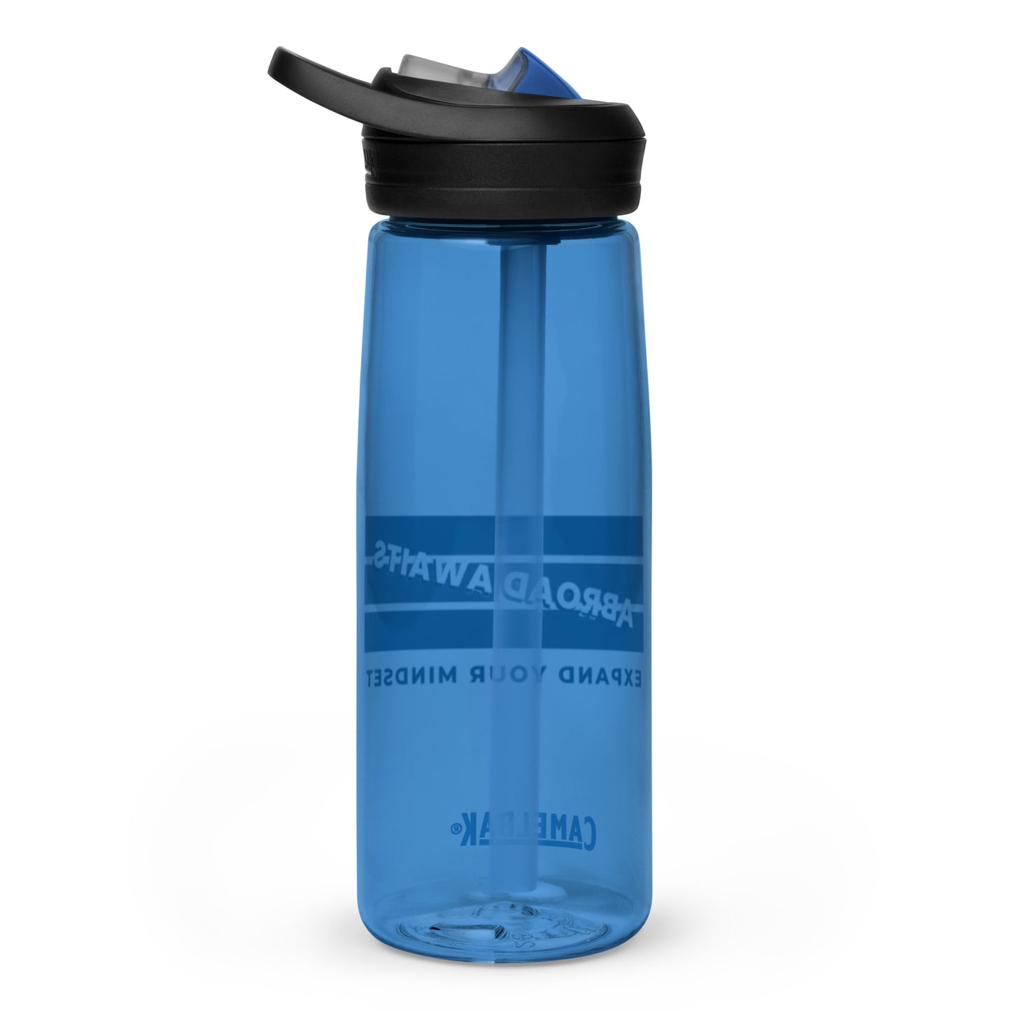 Sports water bottle Abroad Awaits Expand Your Mindest
