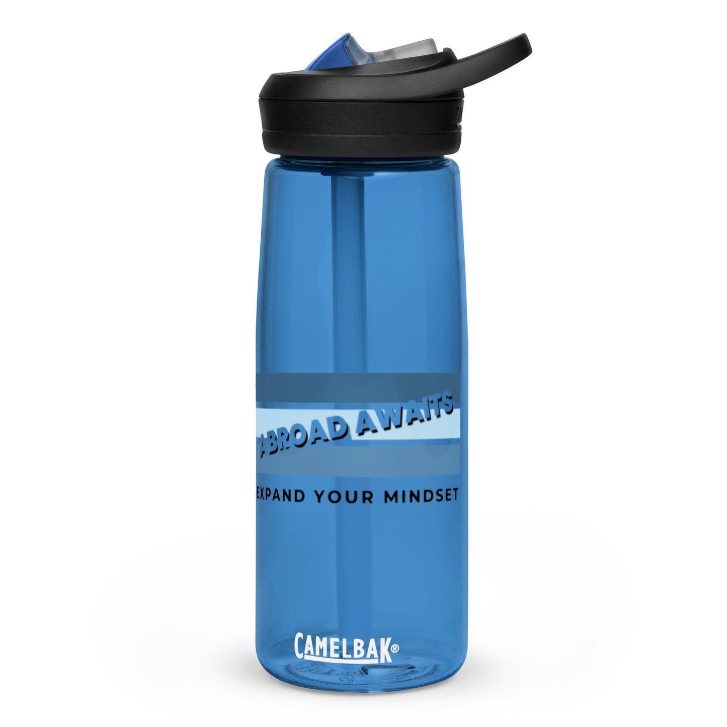 Sports water bottle Abroad Awaits Expand Your Mindest