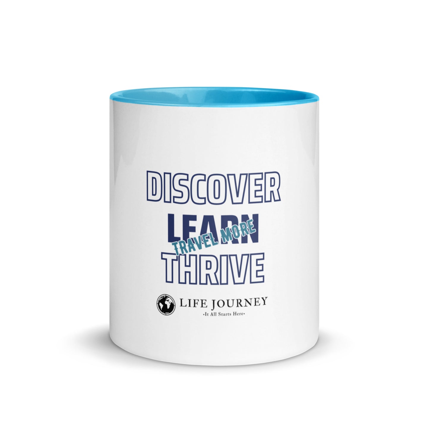 Mug with Color Inside Discover, Learn, Thrive