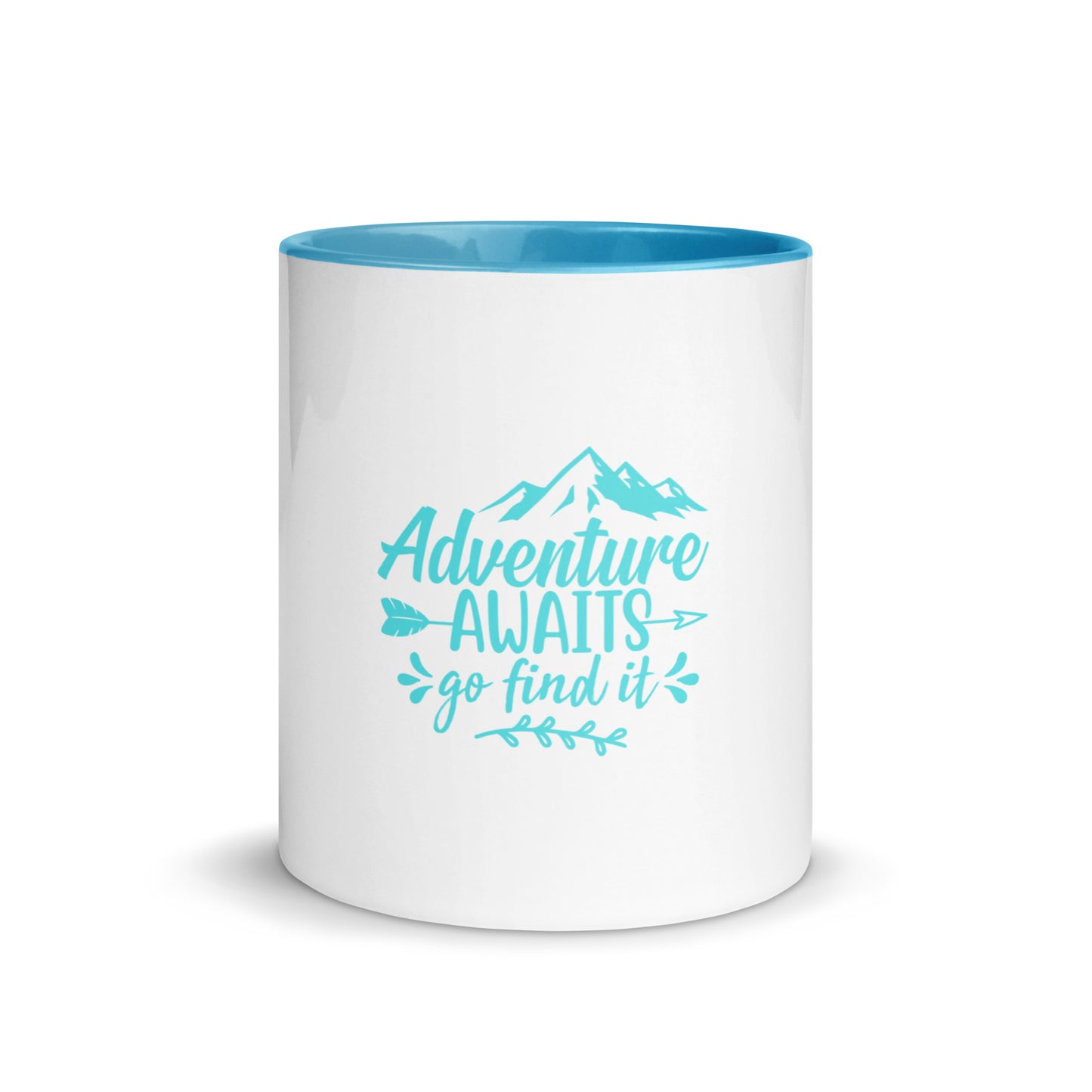 Mug with Color Inside Adventure Awaits Go Find It