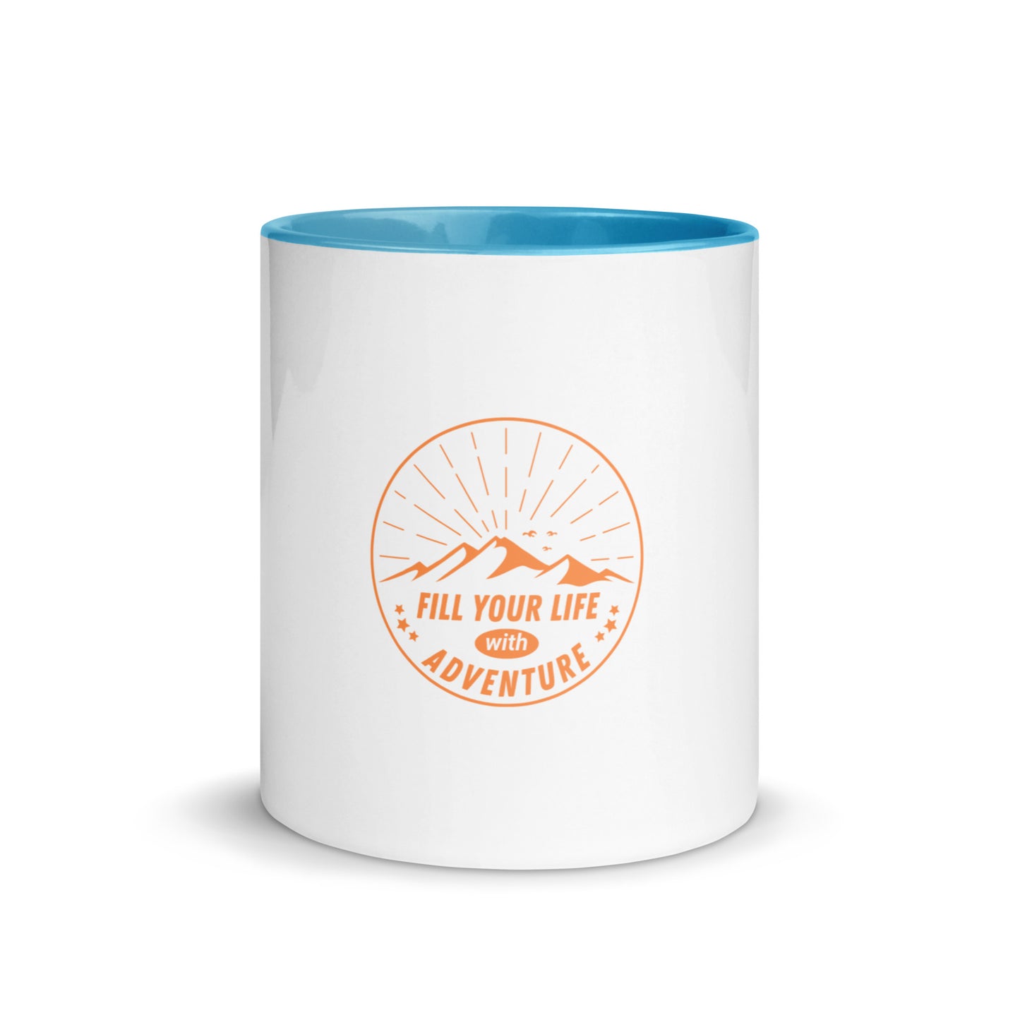 Mug with Color Inside Fill Your Life With Adventure