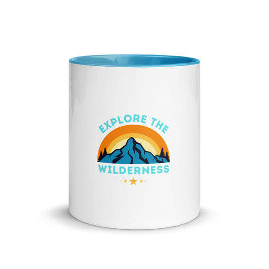 Mug with Color Inside Explore The Wilderness