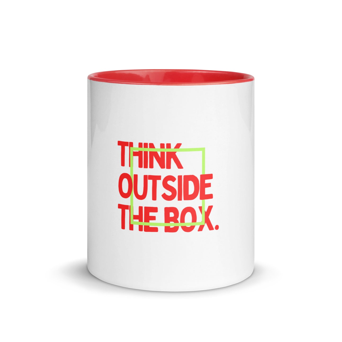 Mug with Color Inside Think Out Side The Box