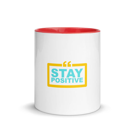 Mug with Color Inside Stay Positive