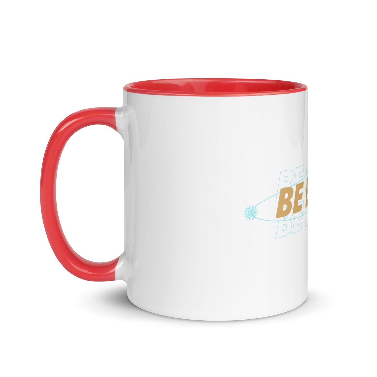 Mug with Color Inside Be Brave
