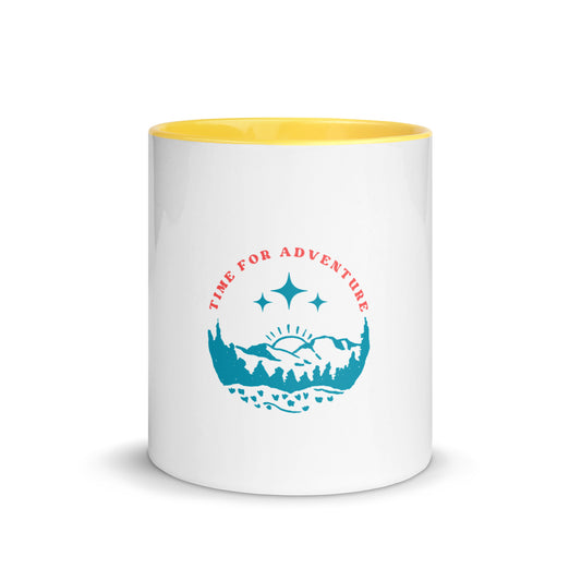 Mug with Color Inside Time For Adventure