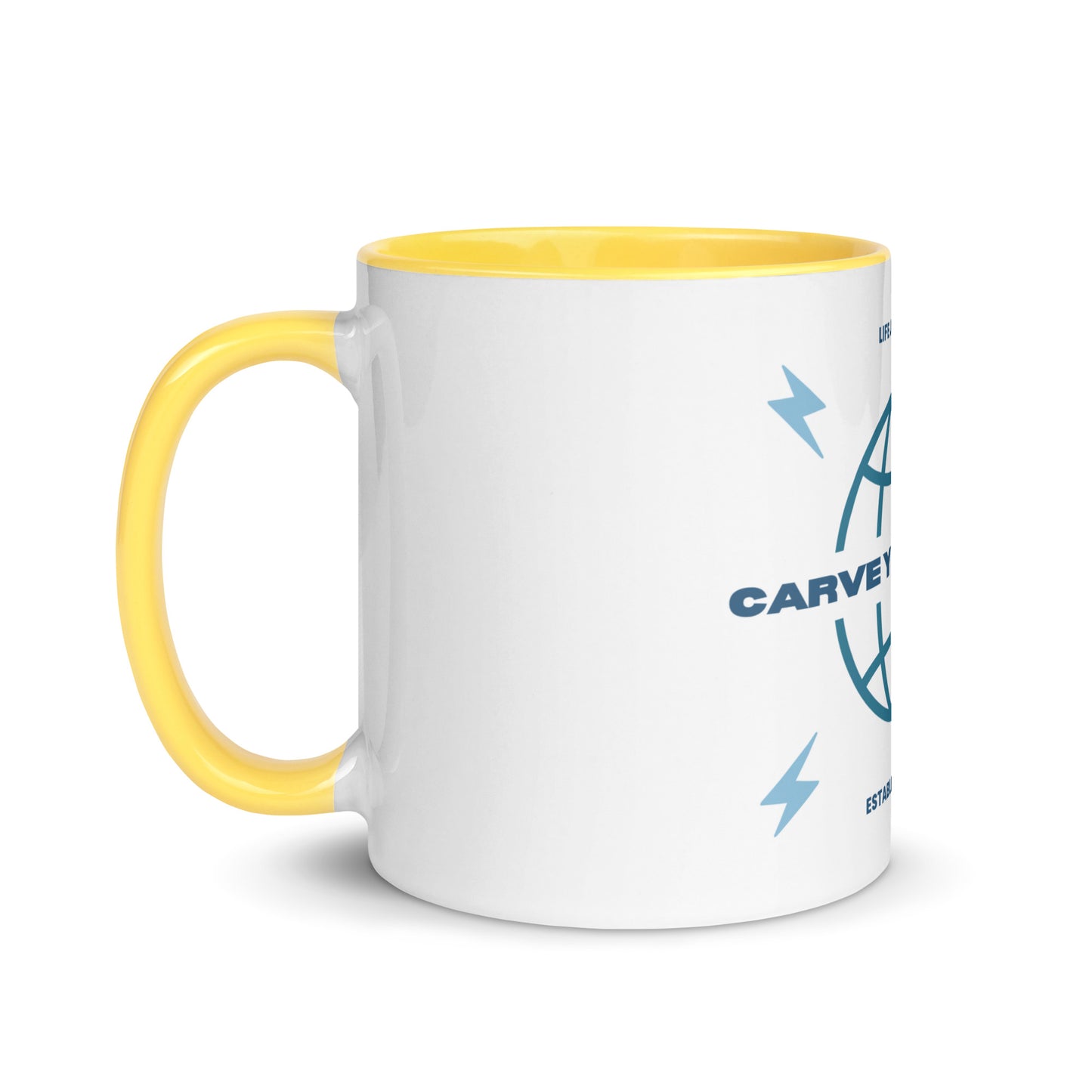 Mug with Color Inside Carve Your Path
